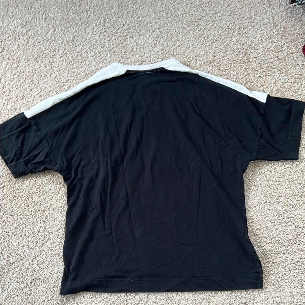 Nike Men's Colorblock Gray and Black Shirt - Picture 3 of 7